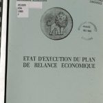 خرید و دانلود نسخه کامل کتاب Etat d’exécution du plan de relance économique