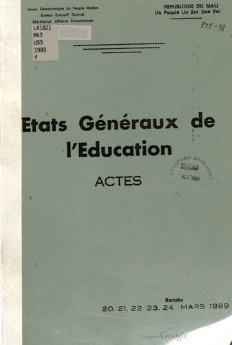 خرید و دانلود نسخه کامل کتاب États généraux de l’éducation: actes_68e8a63f85822.jpeg خرید و دانلود نسخه کامل کتاب États généraux de l’éducation: actes