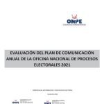 خرید و دانلود نسخه کامل کتاب Evaluación del plan de comunicación anual de la Oficina Nacional de Procesos Electorales 2021