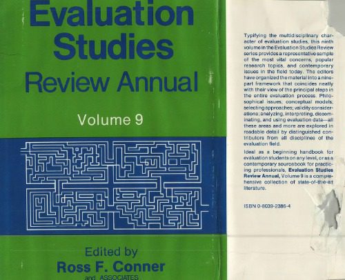 خرید و دانلود نسخه کامل کتاب Evaluation Studies Review Annual: Volume 9_68f8b63419176.jpeg خرید و دانلود نسخه کامل کتاب Evaluation Studies Review Annual: Volume 9