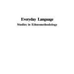 خرید و دانلود نسخه کامل کتاب Everyday Language: Studies in Ethnomethodology