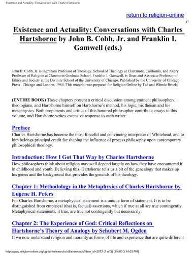 خرید و دانلود نسخه کامل کتاب Existence and Actuality: Conversations with Charles Hartshorne_68e20e20c8fa3.jpeg خرید و دانلود نسخه کامل کتاب Existence and Actuality: Conversations with Charles Hartshorne