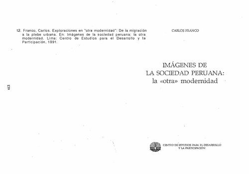 خرید و دانلود نسخه کامل کتاب Exploraciones en “otra modernidad”: De la migración a la plebe urbana_68f83dacbd803.jpeg خرید و دانلود نسخه کامل کتاب Exploraciones en “otra modernidad”: De la migración a la plebe urbana