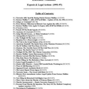 خرید و دانلود نسخه کامل کتاب Expose’s & Legal Actions (1991-97)
