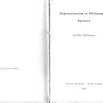 خرید و دانلود نسخه کامل کتاب Expressionism in Philosophy: Spinoza