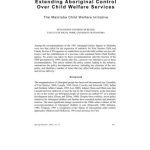 خرید و دانلود نسخه کامل کتاب Extending Aboriginal Control Over Child Welfare Services. The Manitoba Child Welfare Initiative