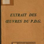 خرید و دانلود نسخه کامل کتاب Extrait des œuvres du P.D.G.