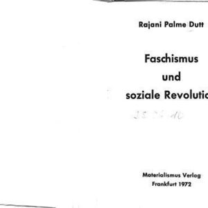 خرید و دانلود نسخه کامل کتاب Faschismus und soziale Revolution