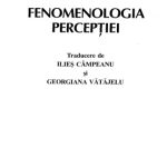 خرید و دانلود نسخه کامل کتاب Fenomenologia perceptiei