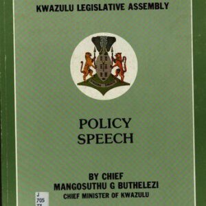 خرید و دانلود نسخه کامل کتاب Fifth Session of the Fourth KwaZulu Legislative Assembly. Policy Speech