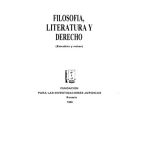 خرید و دانلود نسخه کامل کتاب Filosofia, Literatura y Derecho (Estudios y Notas)