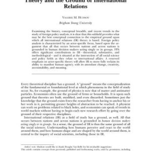 خرید و دانلود نسخه کامل کتاب Foreign Policy Analysis: Actor-Specific Theory and the Ground of International Relations