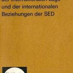 خرید و دانلود نسخه کامل کتاب Fragen der internationalen Lage und der internationalen Beziehungen der SED
