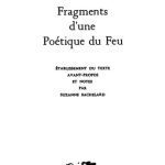 خرید و دانلود نسخه کامل کتاب Fragments d’une poétique du feu