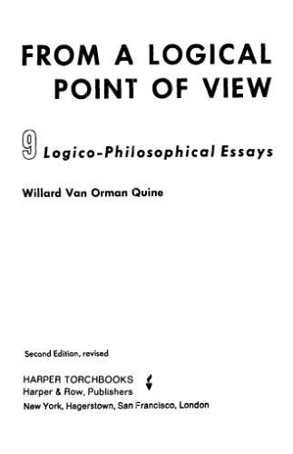 خرید و دانلود نسخه کامل کتاب From a logical point of view: 9 logico-philosophical essays_68fee27e39dd2.jpeg خرید و دانلود نسخه کامل کتاب From a logical point of view: 9 logico-philosophical essays