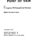 خرید و دانلود نسخه کامل کتاب From A Logical Viewpoint – Logico-Philosophical Essays
