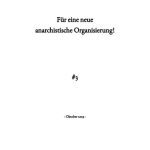 خرید و دانلود نسخه کامل کتاب Für eine neue anarchistische Organisierung!