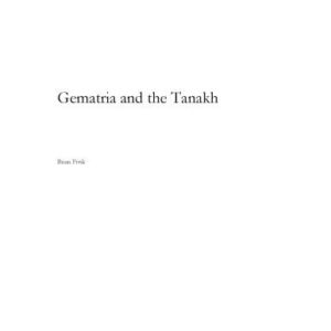 خرید و دانلود نسخه کامل کتاب Gematria and the Tanakh