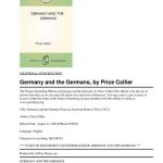خرید و دانلود نسخه کامل کتاب Germany and the Germans from an American Point of View