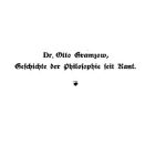 خرید و دانلود نسخه کامل کتاب Geschichte der Philosophie seit Kant. Leben und Lehre der neueren Denker in gemeinverständlichen Einzeldarstellungen