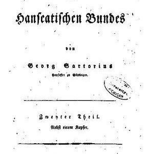 خرید و دانلود نسخه کامل کتاب Geschichte des Hanseatischen Bundes