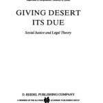 خرید و دانلود نسخه کامل کتاب Giving Desert Its Due: Social Justice and Legal Theory