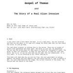 خرید و دانلود نسخه کامل کتاب Gospel of Thomas and The Story of a Real Alien Invasion