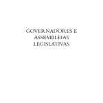 خرید و دانلود نسخه کامل کتاب Governadores e Assembleias Legislativas