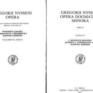 خرید و دانلود نسخه کامل کتاب Gregory of Nyssa GNO 3/2