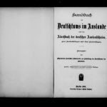 خرید و دانلود نسخه کامل کتاب Handbuch des Deutschtums im Auslande nebst einem Adreßbuch der deutschen Auslandsschulen