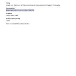 خرید و دانلود نسخه کامل کتاب Hegel and the Given: A Phenomenological Interpretation of Hegel’s Philosophy