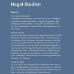 خرید و دانلود نسخه کامل کتاب Hegel-Studien / Hegel-Studien
