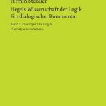 خرید و دانلود نسخه کامل کتاب Hegels Wissenschaft der Logik. Ein dialogischer Kommentar. Band 2: Die objektive Logik. Die Lehre vom Wesen
