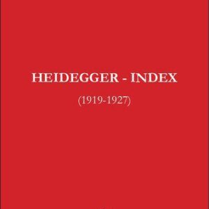 خرید و دانلود نسخه کامل کتاب Heidegger – Index (1919-1927)