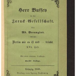 خرید و دانلود نسخه کامل کتاب Herr Buffey in der Zaruck-Gesellschaft