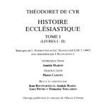خرید و دانلود نسخه کامل کتاب Histoire ecclésiastique, Livres I-II, tome I