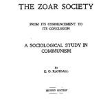 خرید و دانلود نسخه کامل کتاب History of the Zoar Society from its Commencement to its Conclusion; a sociological study in communism