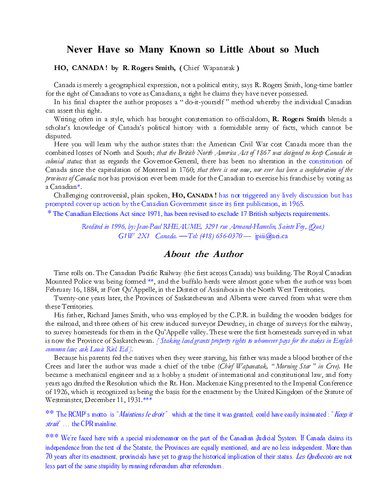 خرید و دانلود نسخه کامل کتاب HO, CANADA!_68e8a0dfe70e7.jpeg خرید و دانلود نسخه کامل کتاب HO, CANADA!