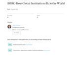 خرید و دانلود نسخه کامل کتاب How Global Institutions Rule the World