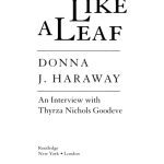خرید و دانلود نسخه کامل کتاب How Like a Leaf: An Interview with Thyrza Nichols Goodeve