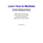 خرید و دانلود نسخه کامل کتاب How to Meditate