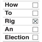 خرید و دانلود نسخه کامل کتاب How to Rig an Election