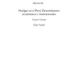 خرید و دانلود نسخه کامل کتاب Huelgas en el Perú: Determinantes económicos e institucionales