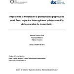 خرید و دانلود نسخه کامل کتاب Impacto de la minería en la producción agropecuaria en el Perú, impactos heterogéneos y determinación de los canales de transmisión