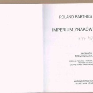 خرید و دانلود نسخه کامل کتاب Imperium znaków