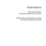 خرید و دانلود نسخه کامل کتاب Improptus. Série de artículos musicais impresos de nuevo