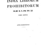 خرید و دانلود نسخه کامل کتاب Index librorum prohibitorum , SS.MI D. N. PII PP. XI iussu editus.