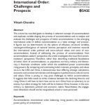 خرید و دانلود نسخه کامل کتاب India’s Accommodation in the Emerging International Order: Challenges and Prospects