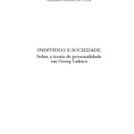خرید و دانلود نسخه کامل کتاب Indivíduo e sociedade: sobre a teoria da personalidade em Georg Lukács