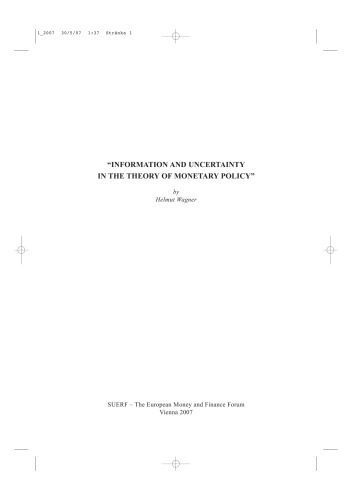 خرید و دانلود نسخه کامل کتاب Information And Uncertainty In The Theory Of Monetary Policy_68e9d6409f22f.jpeg خرید و دانلود نسخه کامل کتاب Information And Uncertainty In The Theory Of Monetary Policy